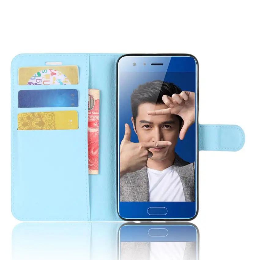 Чехол для Huawei Honor 9 роскошный кожаный чехол-книжка с откидной крышкой 5 15 дюйма