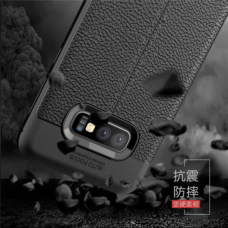Чехол для Samsung Galaxy S10e роскошный резиновый мягкий силиконовый чехол телефона