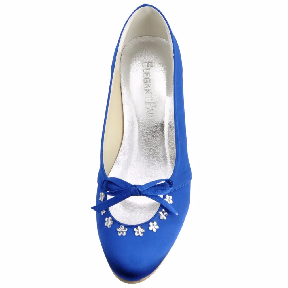 Женская обувь на плоской подошве Королевский синий и красный цвета женская EP2030