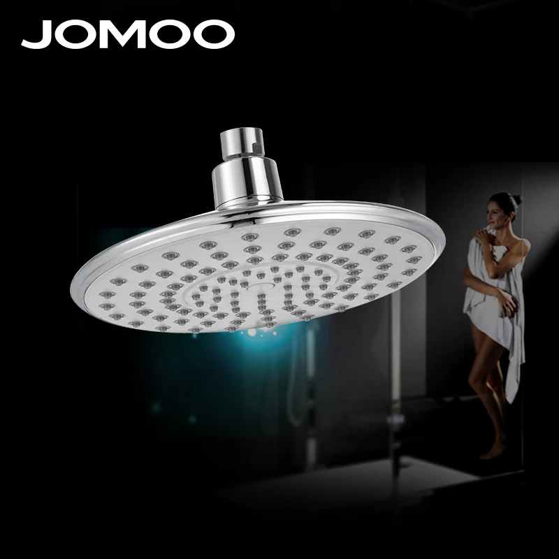 JOMOO лейка для душа экономия воды дешевая лейка АБС пластик трапический душ 1-режирмый верхний душ вращающаяся насадка на душ с хромом покрытием высокого качество