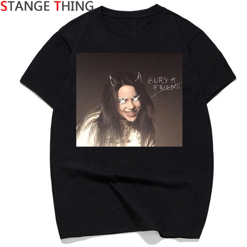 Новинка, Billie Eilish, Мужская футболка, Ретро стиль, хип-хоп стиль, уличная одежда, футболка с забавным принтом, 90 s, футболки для мужчин/женщин