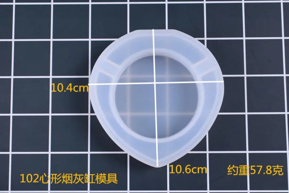 3D пепельница силиконовая форма для эпоксидной смолы DIY Изготовление ремесло