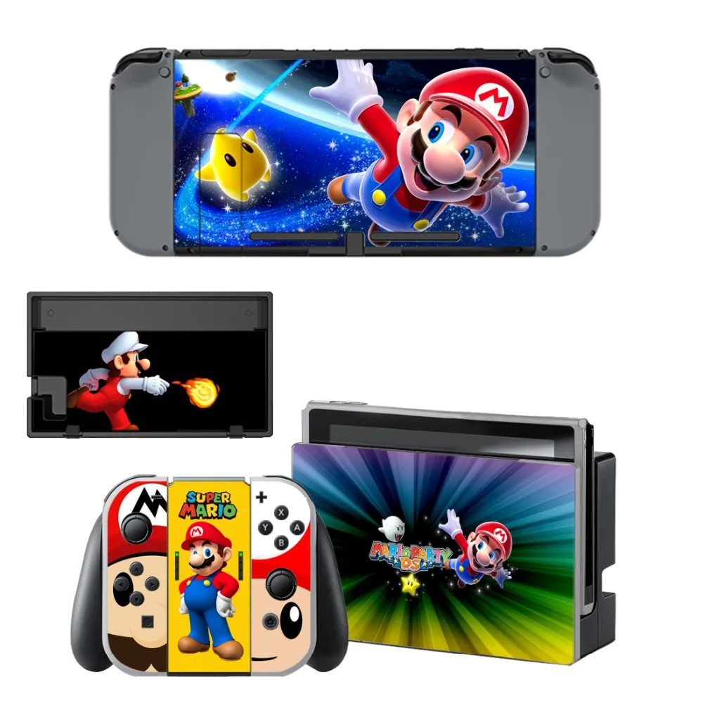Виниловая наклейка на кожу Супер Марио Одиссея s для Nintendo скины Switch консоли NS