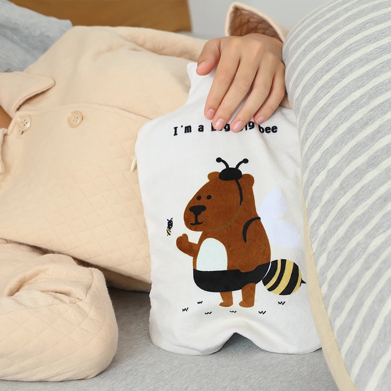 Резиновая грелка для горячей воды рук теплая ног Bolsa De Agua Caliente Goma NSD|Грелки| |