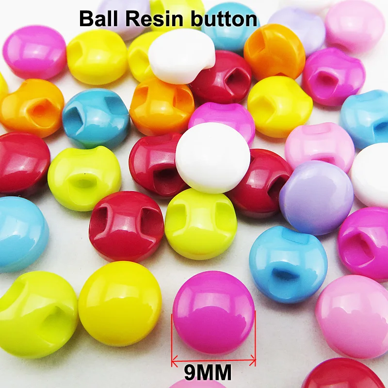 100 шт. цветные декоративные кнопки из смолы и жемчуга для детей Брендовое пальто
