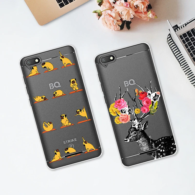 Для BQ BQS 5037 Strike Power 4G 5 0 дюйма чехол для телефона мягкий Tpu силиконовый защитный с
