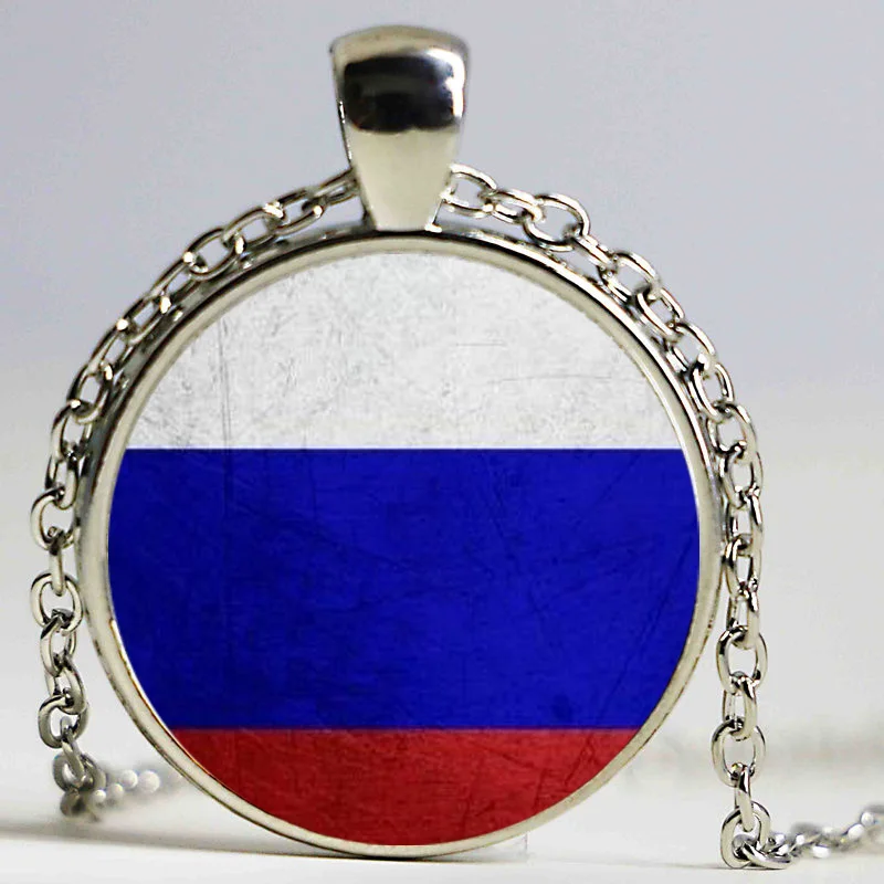 Американский Бразилия Австралия российский флаг ожерелье ювелирные изделия
