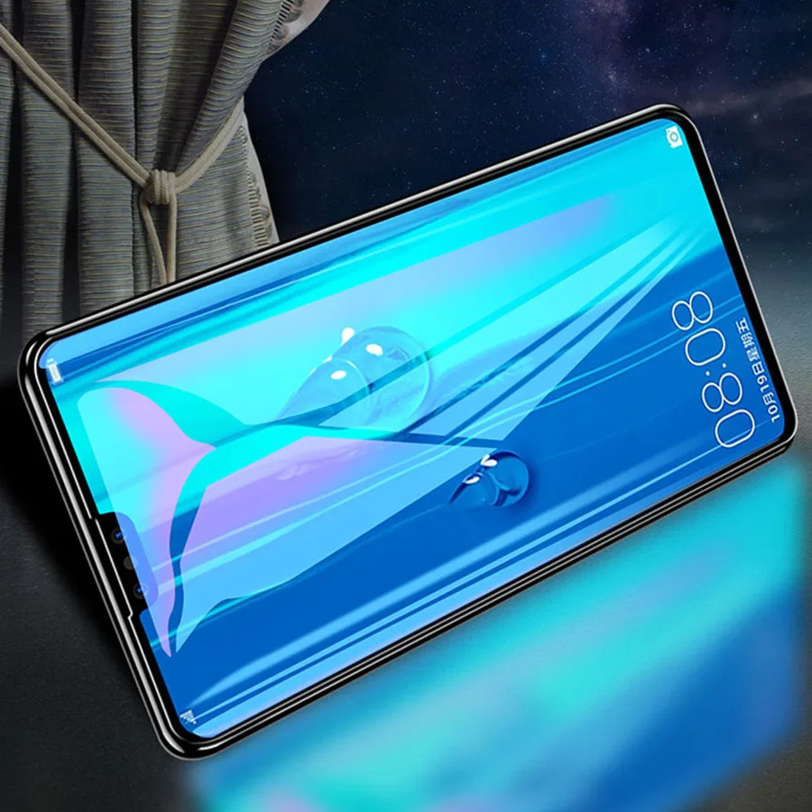 Закаленное стекло для Huawei y9 2019 Защитное экрана Защитная пленка hauwei y 9 лист