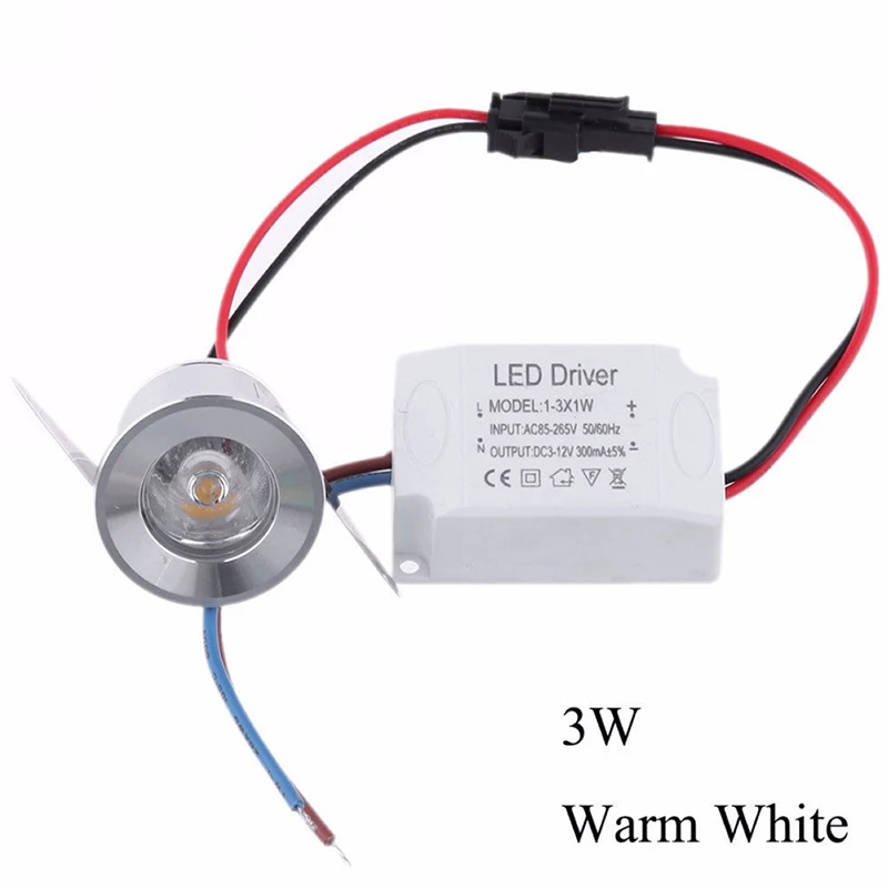 1 Вт/3 Вт LED белый/теплый белый AC 85 265 в мини поверхностный монтируемый светильник Led