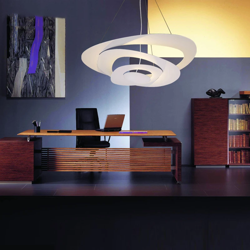 

DIY 65cm White Color Hardware Modern Led Pendant Lights For Dining Kitchen Room Foyer Home Dec AC85-265V Hanging Pendant Lamp