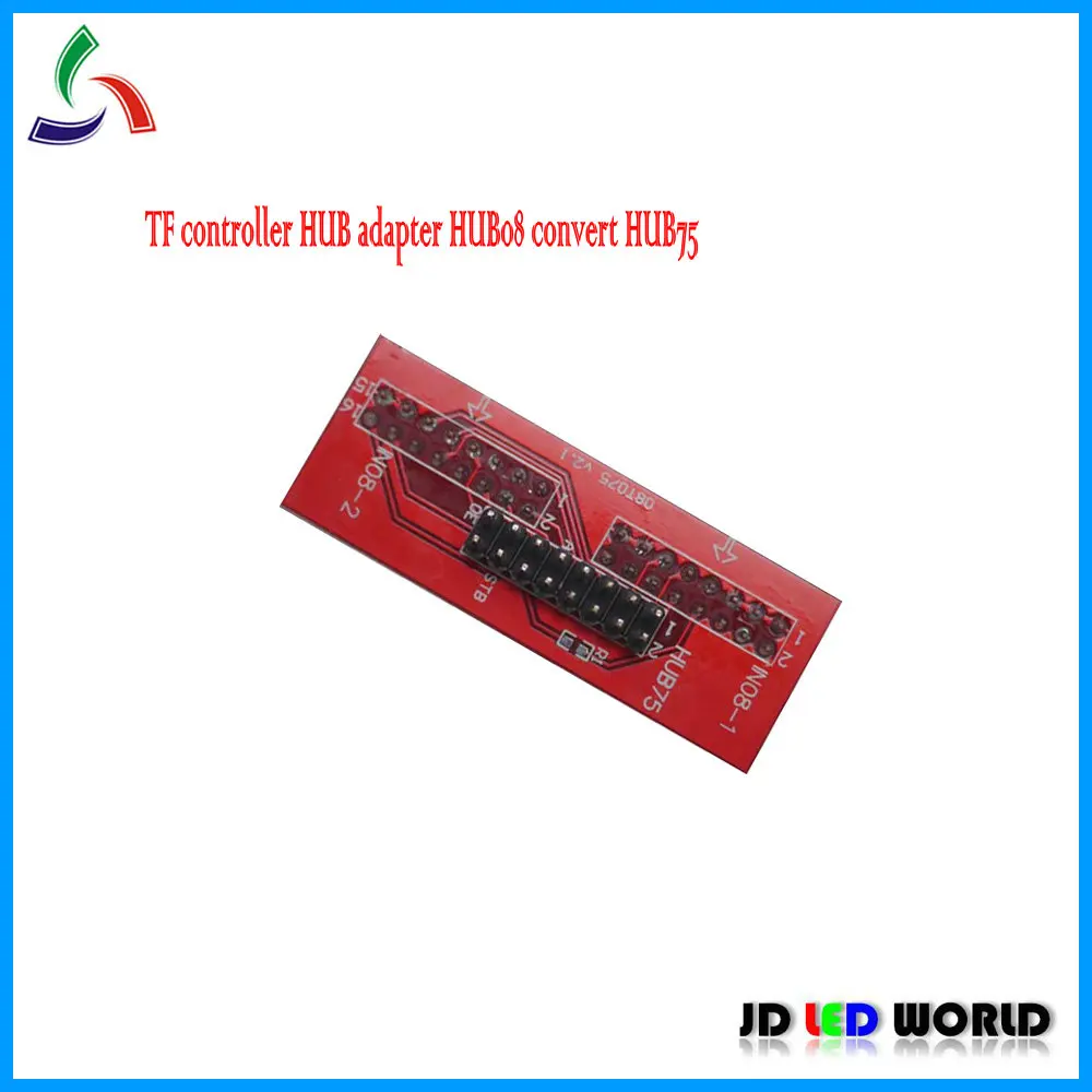 TF led controller hub board adapter HUB08 convert into HUB75 | Электронные компоненты и принадлежности