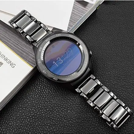 

For Samsung Gear S3 S2 Watch Strap Real Ceramics 20-22mm Bracelet Watch Band For Huawei Watch 2 Sport Classic Classic Froniter