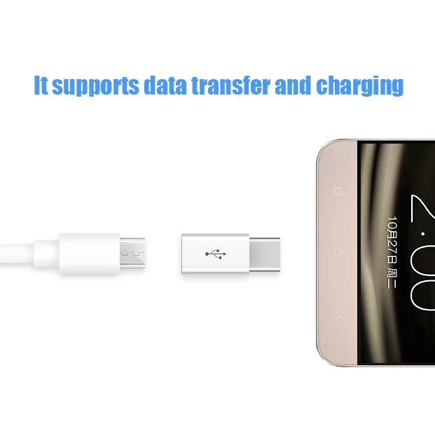Переходник с Micro USB на Type c 3 1 C OTG кабель для быстрой зарядки соединитель устройств