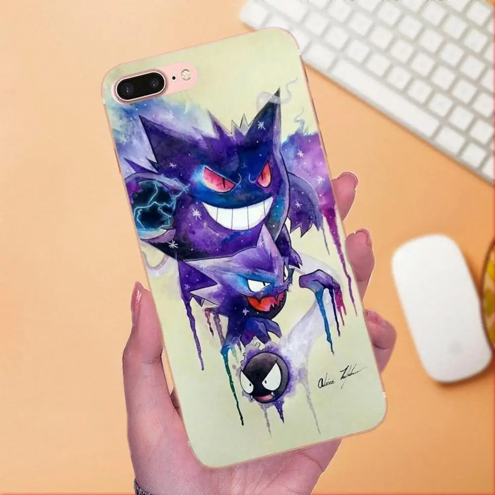 Gengar небула довольно мягкий дизайн для Huawei P7 Honor 4C 5A 5C 5X 6 6C 6A 6X 7 7X 8 9 V8 V10 Y3II Y5II Y6II G8 Play