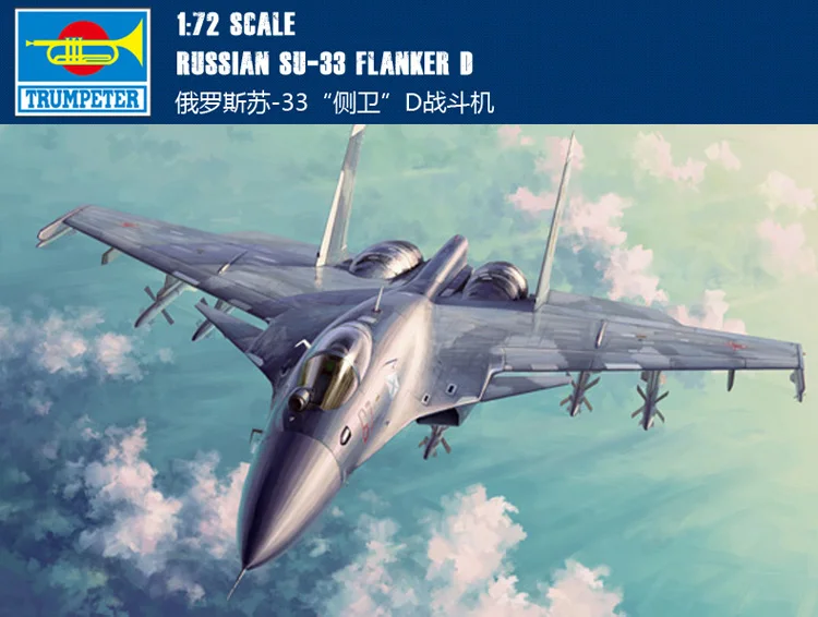 

01667 1:72 Russian -33 flanker fighter D Assembly model