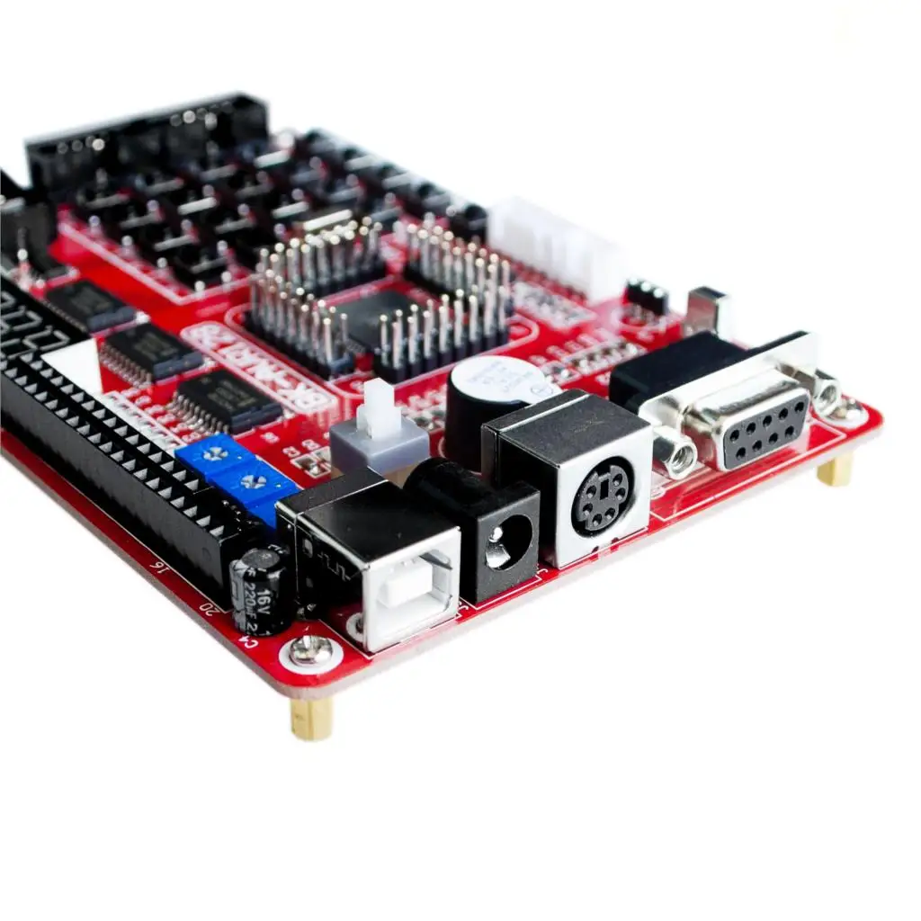 Красная корона специальные AVR макетная плата ATMEGA128 обучающая доска Экспериментальная доска супер экономичная