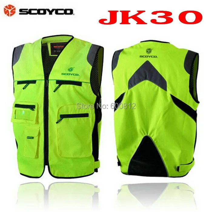 Светоотражающая мотоциклетная одежда SCOYCO JK30 жилет для ночной безопасности