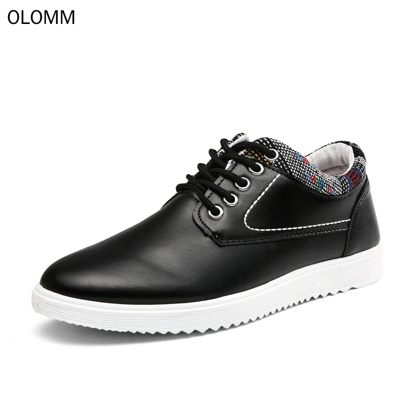 2019 Мужская Вулканизированная обувь модная льняная с рисунком на шнуровке