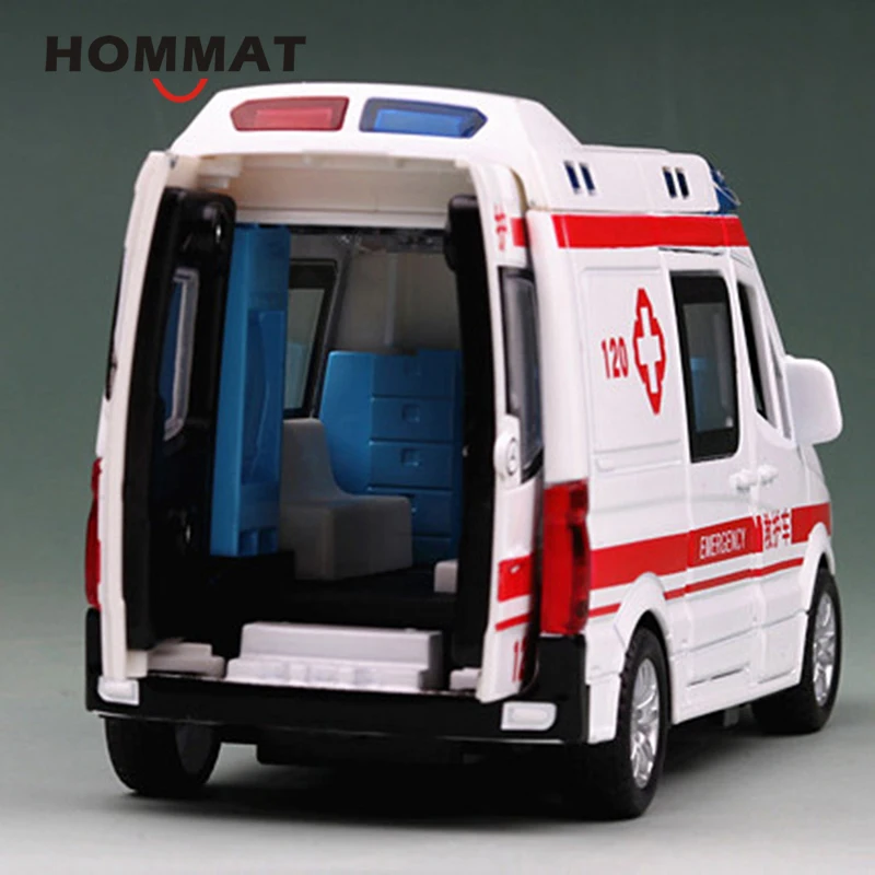 Модель автомобиля HOMMAT sixation 1:36 Sprinter 120 автомобиль скорой помощи литой Сплав