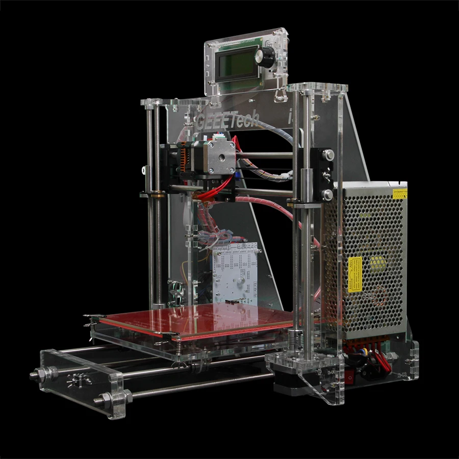 Новейший Geeetech i3 3D принтер прозрачная акриловая рамка Impressora DIY Набор машина 5