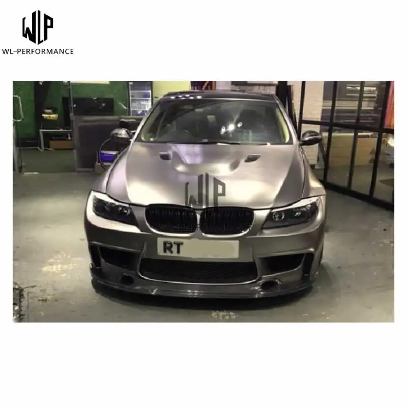 BMW 3 series E90 modified 1M car body kit front bumper carbon fiber lip head shovel chin GTS style 05-11 | Автомобили и мотоциклы