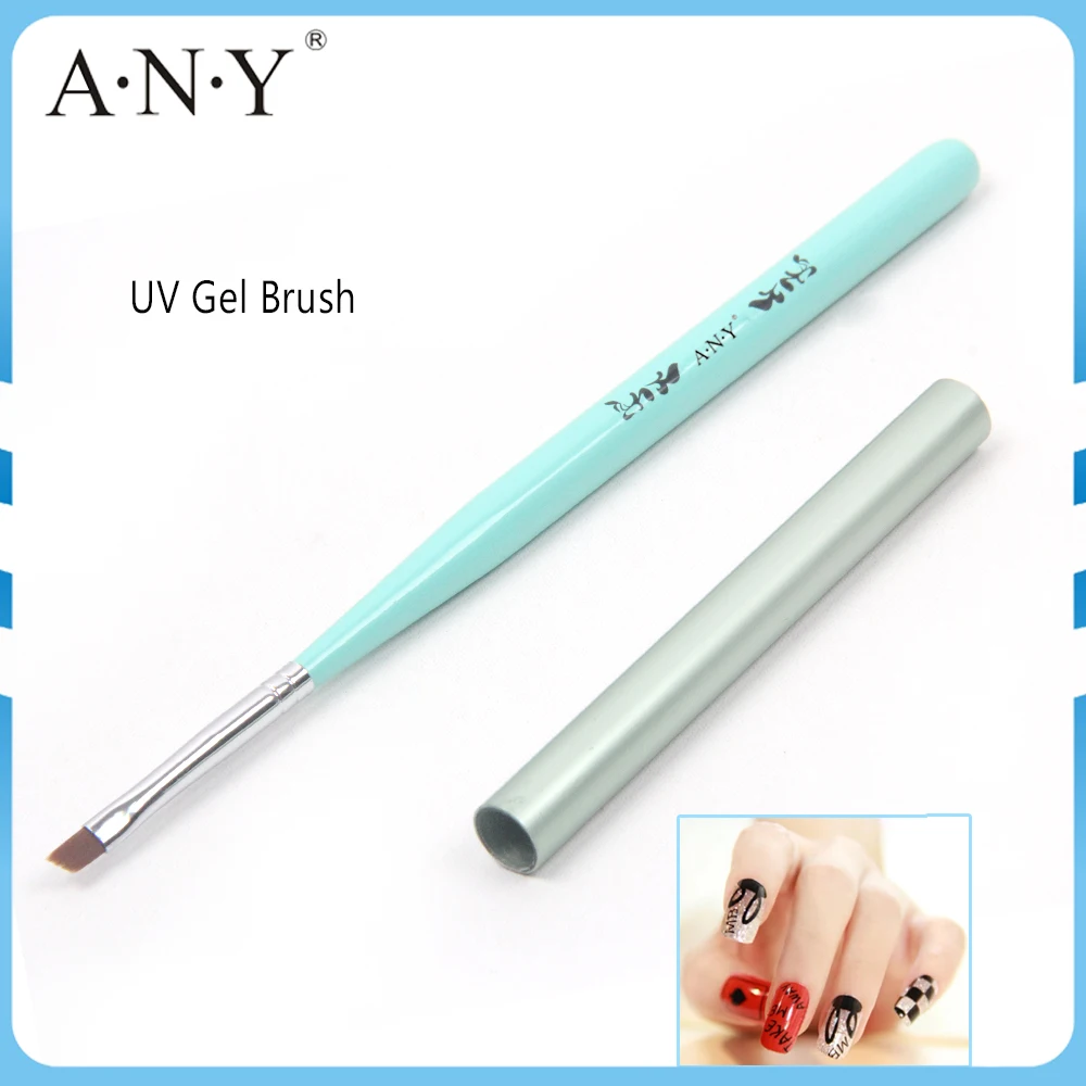 Щетка для гель лака ногтей с деревянной ручкой|nail gel brush|gel brushgel nail brush |