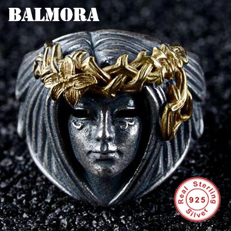 Кольца для мужчин и женщин BALMORA оригинальные кольца в стиле панк хип хоп