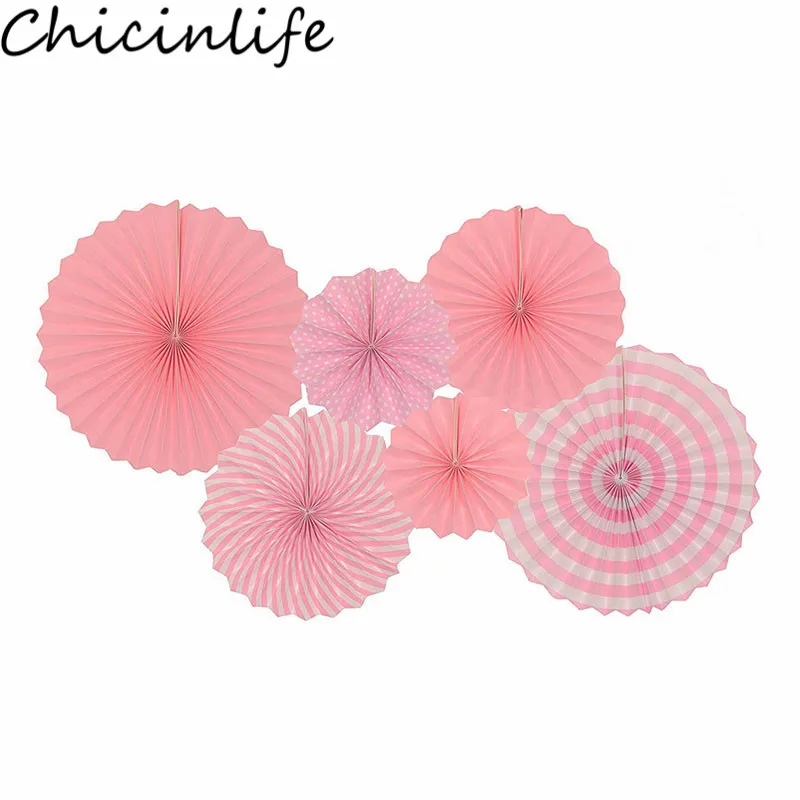 Chicinlife 6 шт. поделки DIY веера из папиросной бумаги маленькие цветы помпон шары