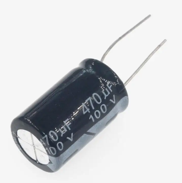 

10pcs Electrolytic Capacitor 100v 470uf 100V470UF Volume 16*25MM R264