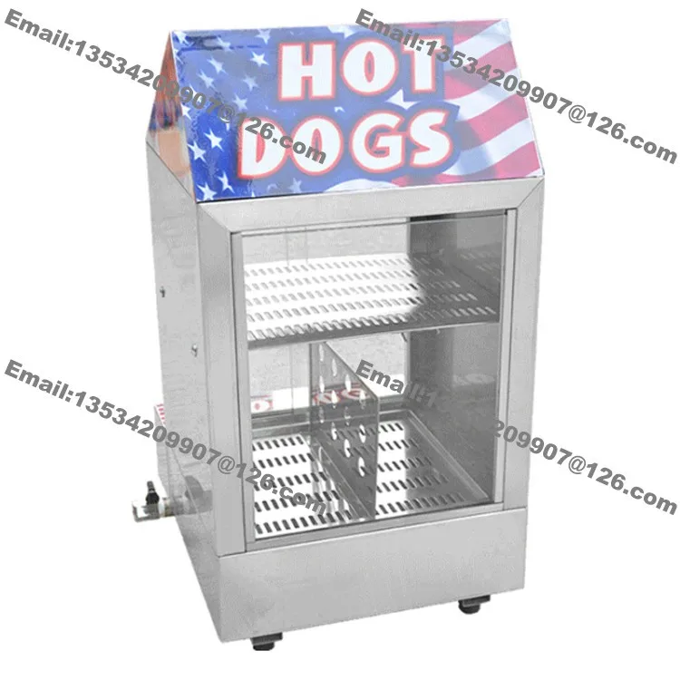 Коммерческих 110 В 220 В Электрическая колбаса хот-дог плита Hotdog Пароварка машина и аппарат для разогрева булочек