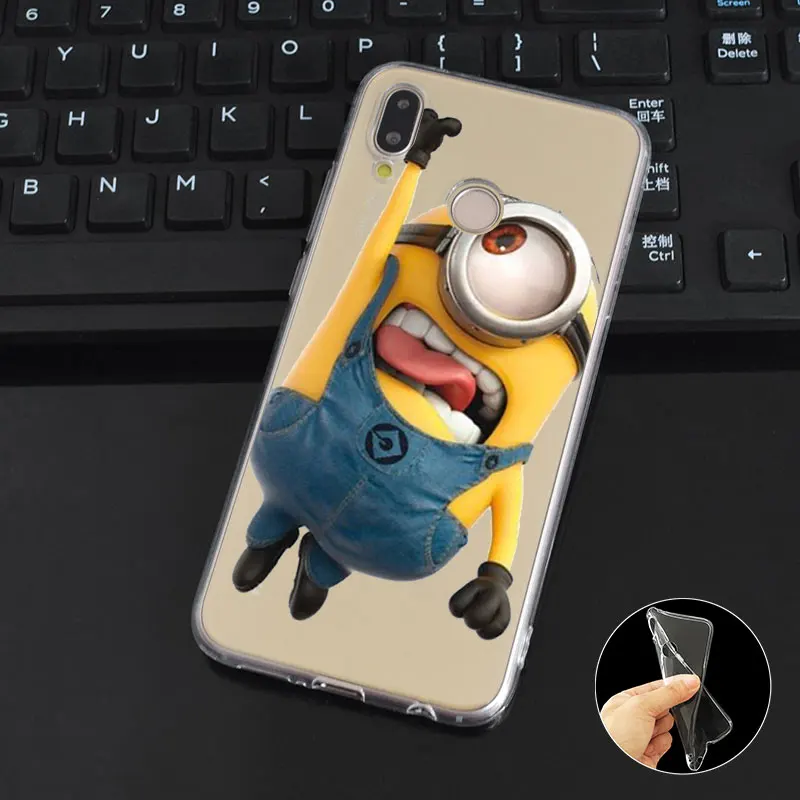 DREAMFOX L067 Minions Soft TPU Silicone Case Cover For Huawei Honor 6A 6C 7X 9 10 P20 P30 Lite Pro P Smart 2019 |