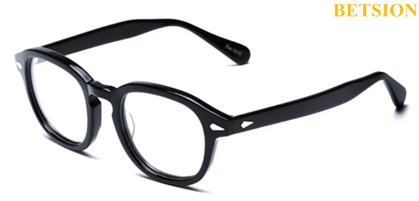 

small size Vintage Full Rim Johnny Depp Black Eyeglass Frames Glasses Rx able Spectacles Eyewear