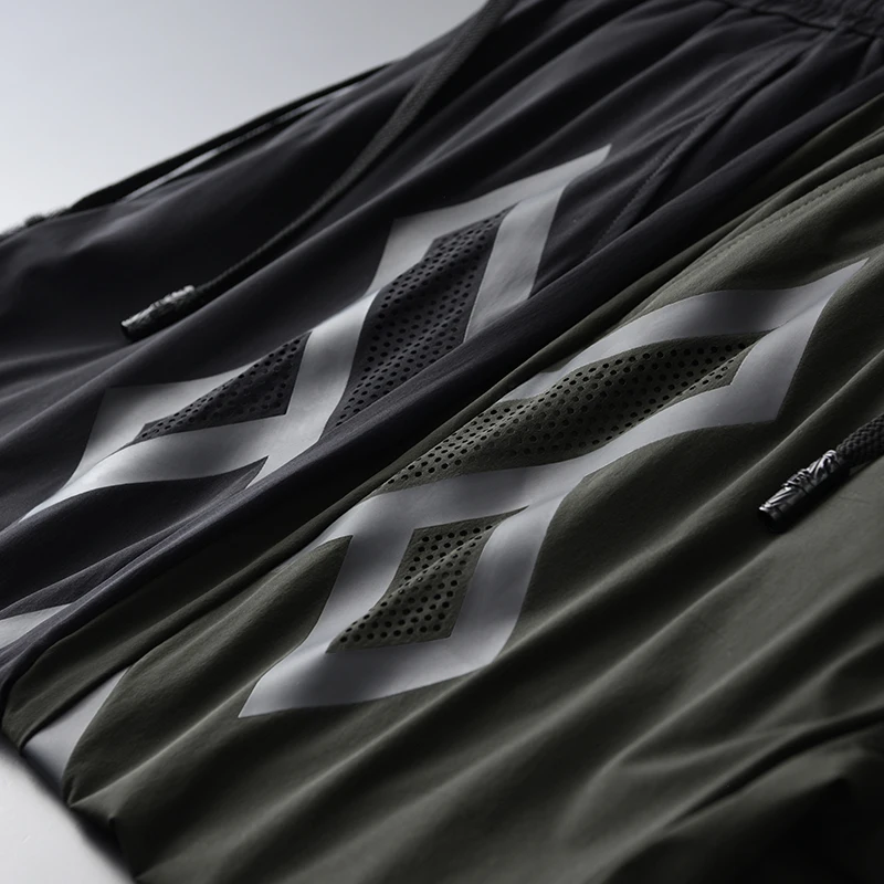 Minglu протектор летняя прозрачная печать мужские брюки для девочек Роскошные