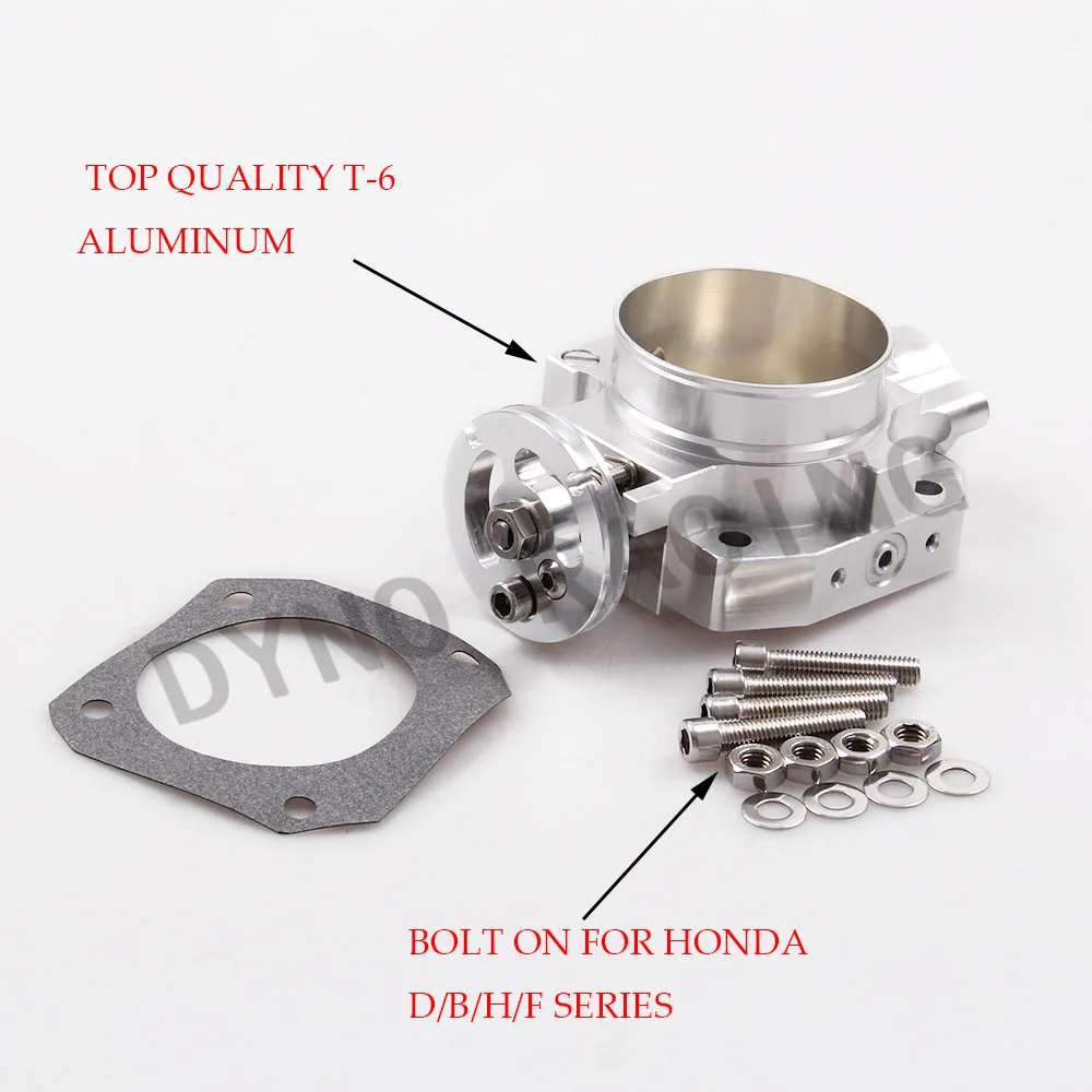 Дино гоночный-70 мм алюминиевый дроссель тело для Honda B16 B18 D16 F22 B20 D/B/H/F дроссельной