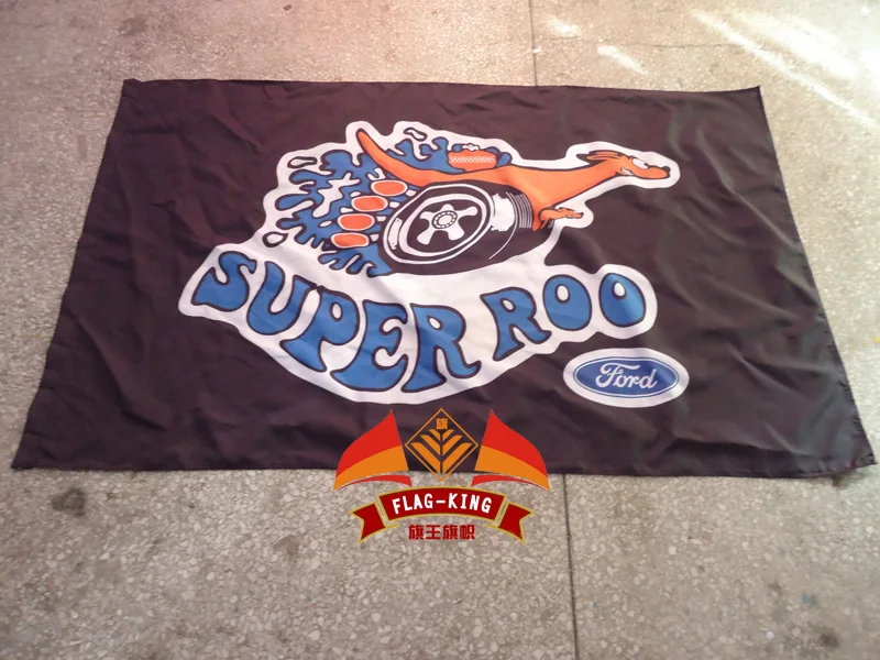 

Флаг super roo, баннер Ford 100% полиэстер 90*150 см, флаг king