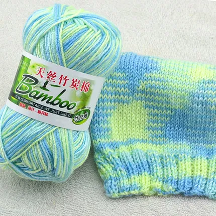 50 г/шар камвольная #5 секция окрашивание средней толщины молочного хлопка мягкая