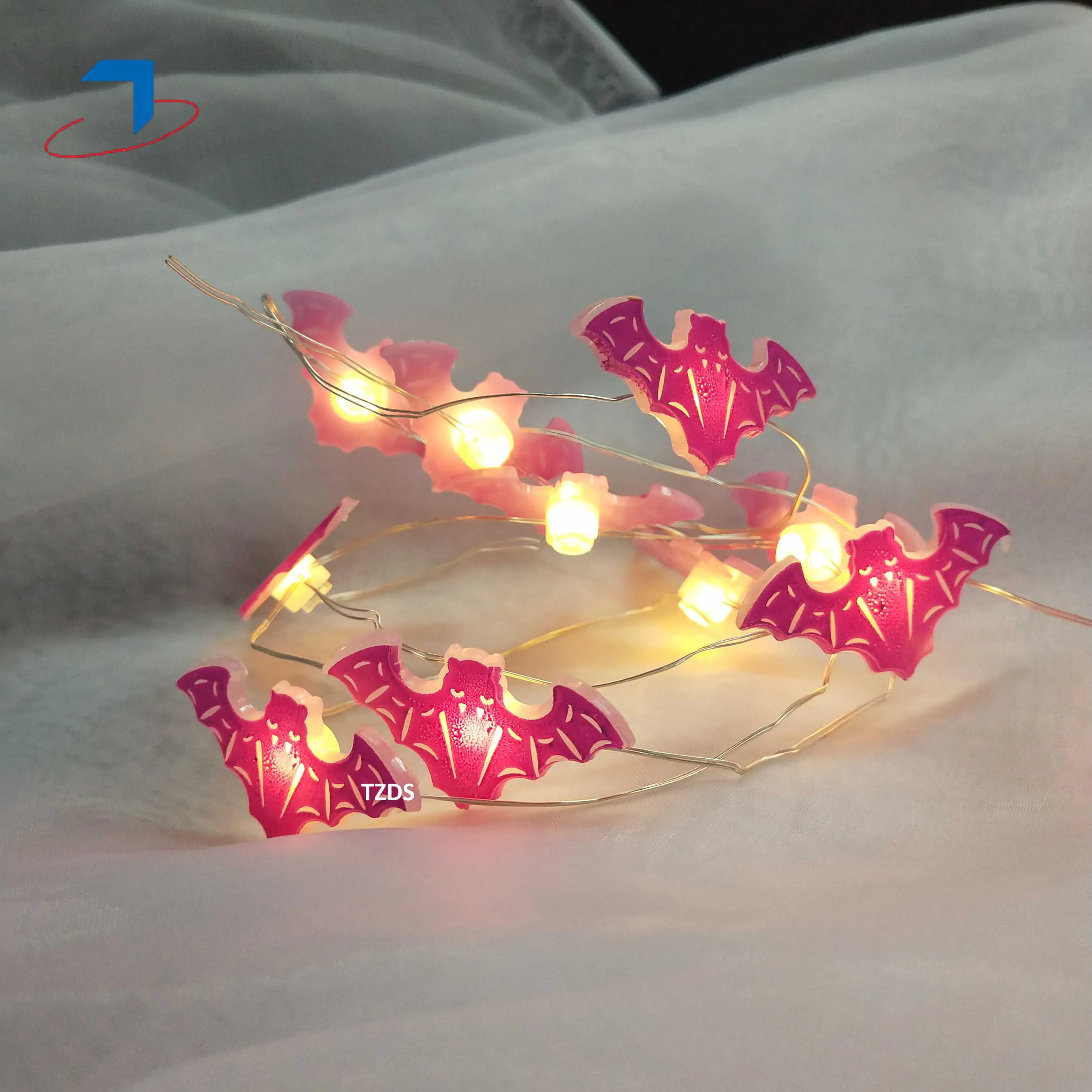 

Halloween bat Copper wire String Lights Holiday light for party mall wedding lighting living Room Party Decorative