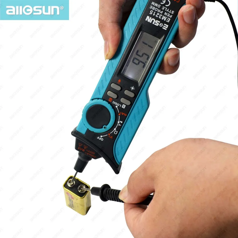 Цифровой мультиметр CAT II 250 В DMM Pen Type максимальный Автоматический диапазон TTL
