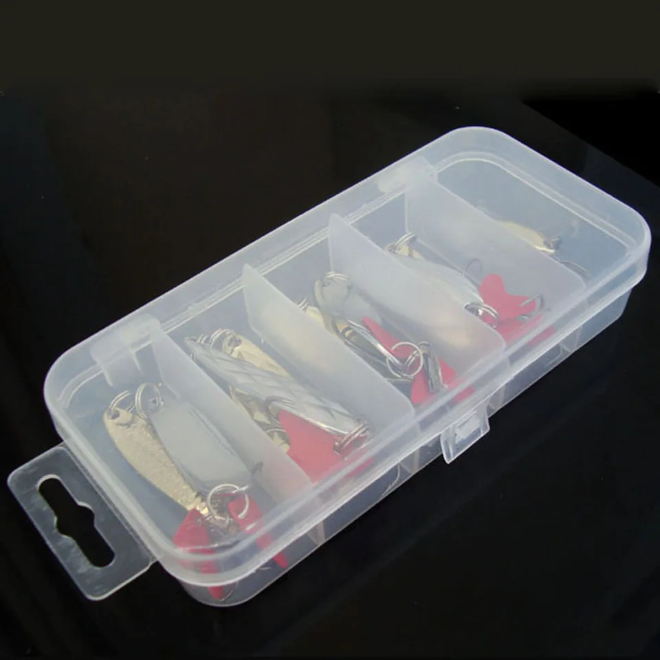 

10PCS/Lot Fishing Lures Spoon Bait Metal Lure Kit iscas artificias Hard Bait Fresh Water Bass Pike Bait Fishing Geer