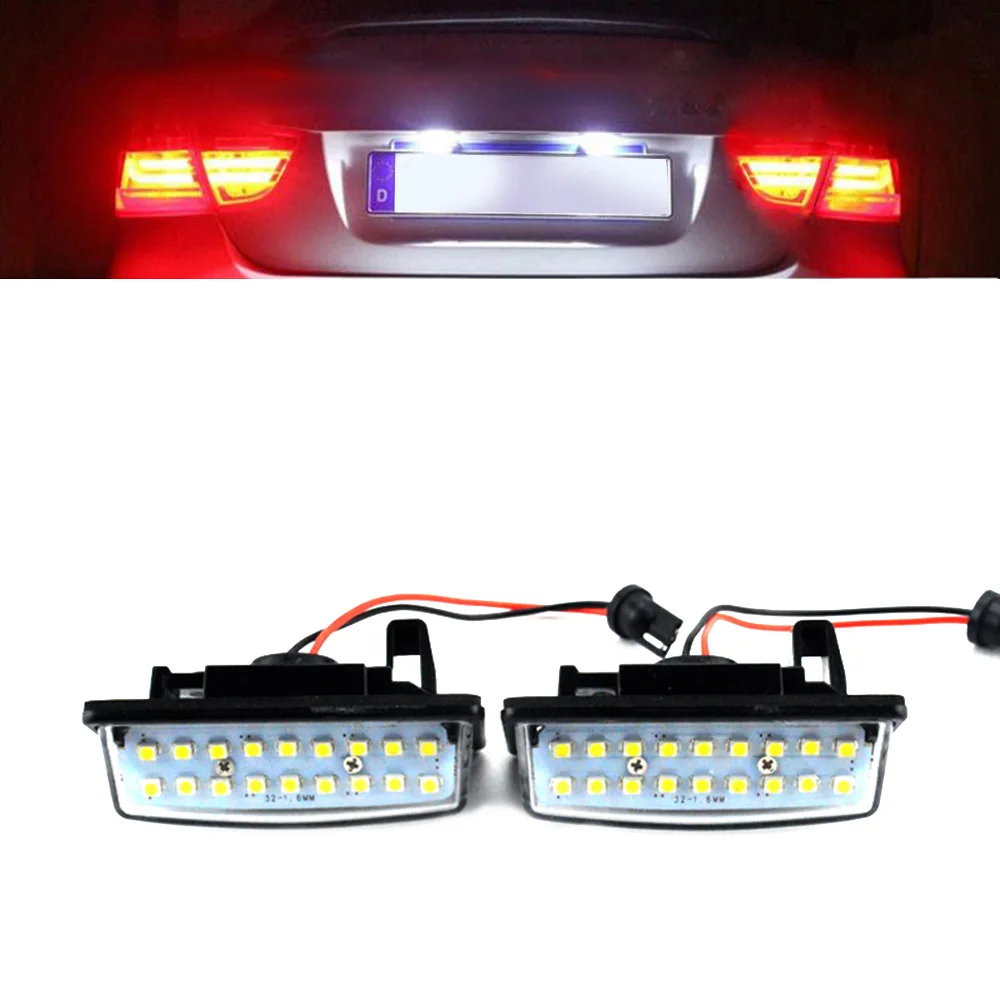 2 шт. 18LED номерного знака светильник лампы для Nissan Altima Maxima Murano 2013 Infiniti QX80 QX60 QX56 JX35 |