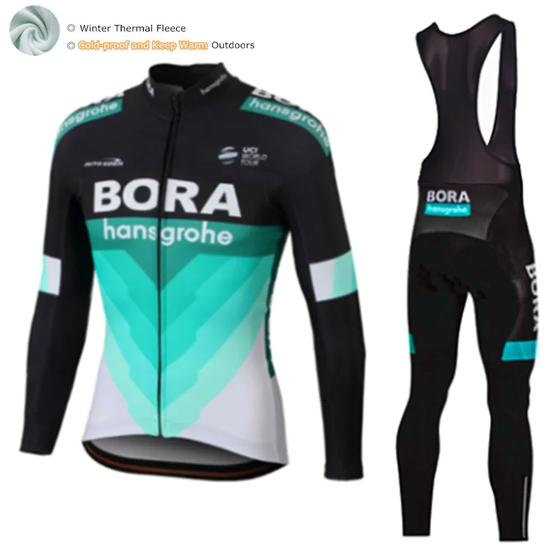 2018 зимние Polar велокоманды Bora Велоспорт трикотаж Одежда Майо ropa ciclismo mtb bicicleta Bicicletas
