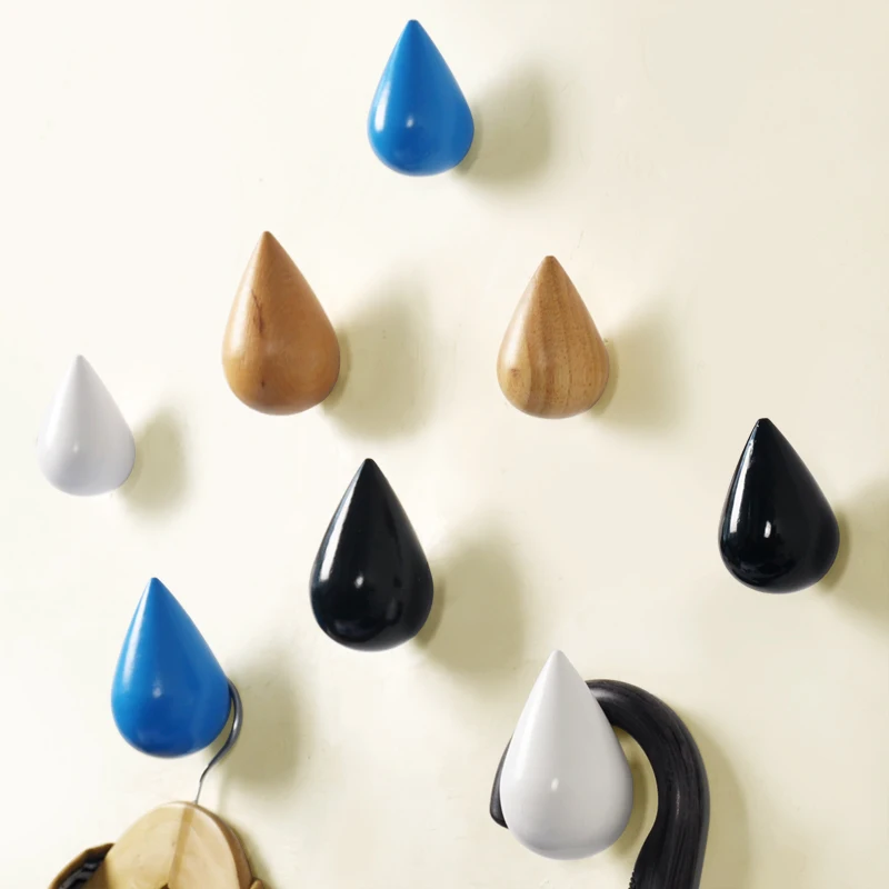 

3D Wall Decor Wooden Cloth Hanger Wooden Bag Umbrella Wall Hanger