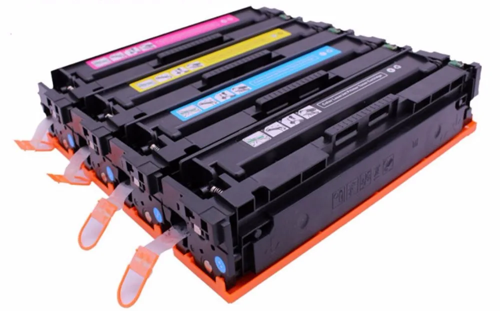 4 шт./компл. новый цветной тонер картридж для копира CF540A совместимый hp M281fdw M254dw/dn/nw