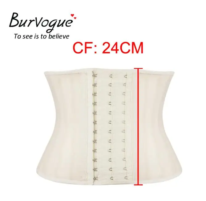 Burvogue, Женский корсет для похудения, корсет под грудь, Стальные кости, контроль талии, корсеты и бюстье, сексуальные женские латексные корсеты - Цвет: Skin