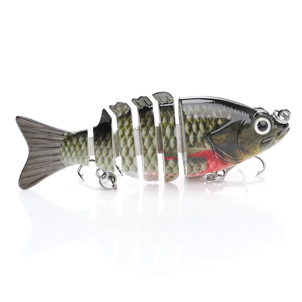 Color A TREHOOK 8 см 10 г Мульти шарнирная Swimbait Щука джеркбейты рыболовные приманки-Воблеры искусственные приманки для тонущие приманки Minnow Crankbait - Цвет: Color A