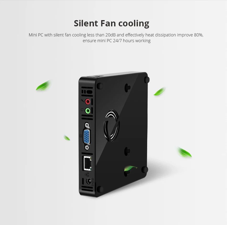 

XCY Intel Celeron Pentium 1007u MiNi PC With 1.8Ghz Fanless Thin Client TV BOX Windows 10 300Mbps WiFi Computer Micro PC