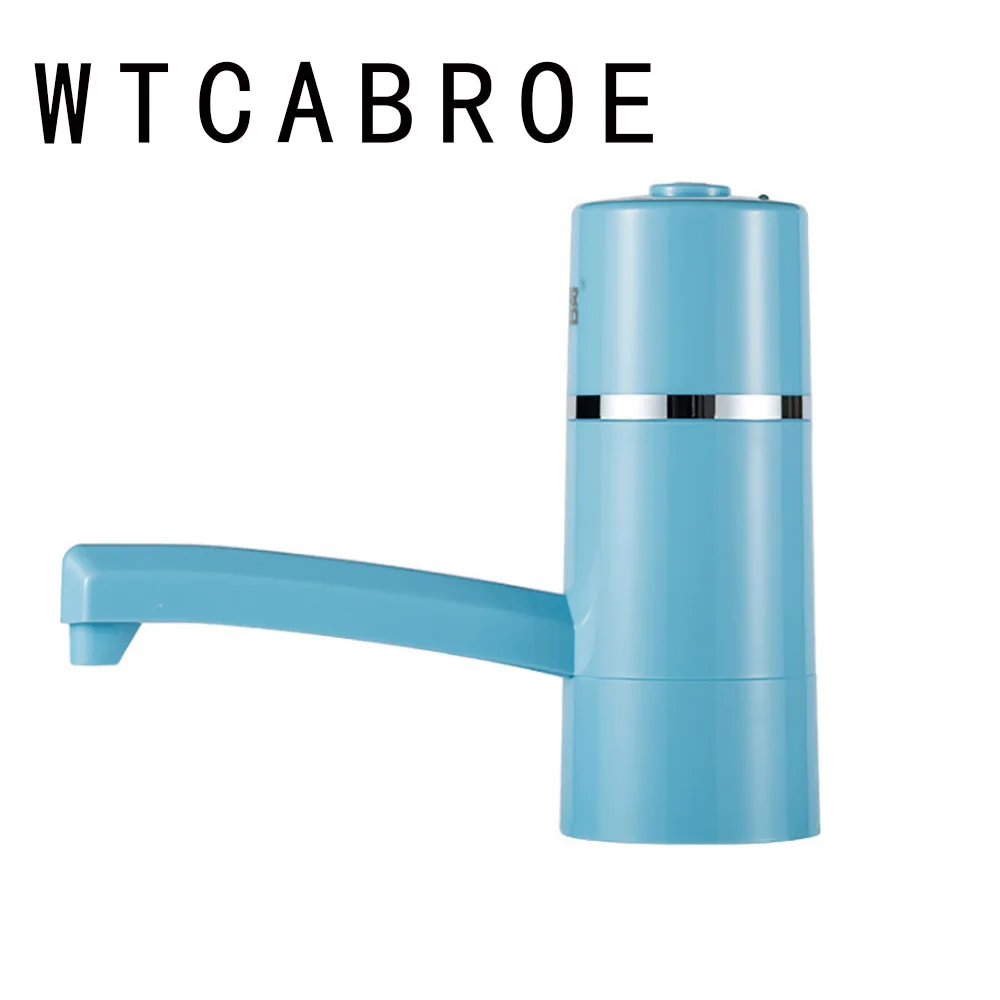 BLUE 1 WTCABROE водяной насос Портативный питьевой бутылки Посуда для напитков диспенсер для воды беспроводной Перезаряжаемый Электрический питьевой инструмент для спорта - Цвет: BLUE 1