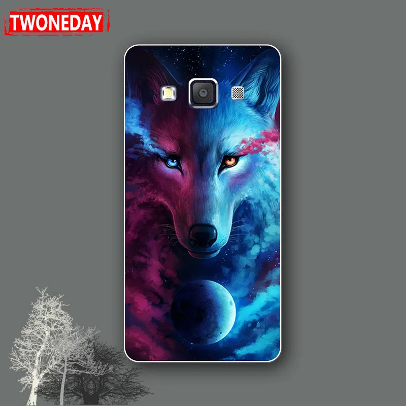 Coque чехол для Samsung Галактики E5 E500 E500F 5 0 &quotчехол Печатный жесткий пластиковый