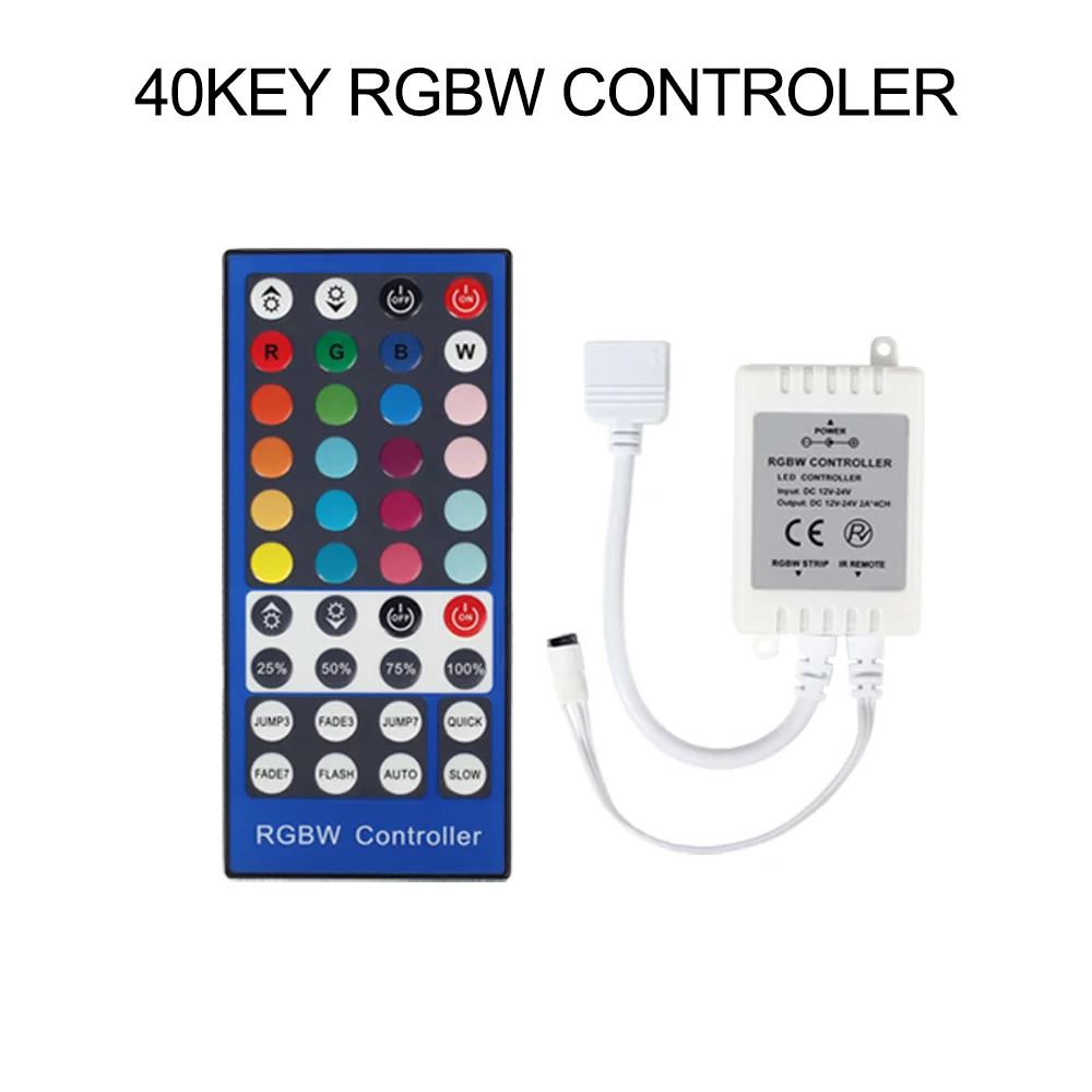 Светодиодный мини контроллер RGB RGBW 12 в пост. Тока 24key 44Key 40Key ИК/17Key РЧ пульт