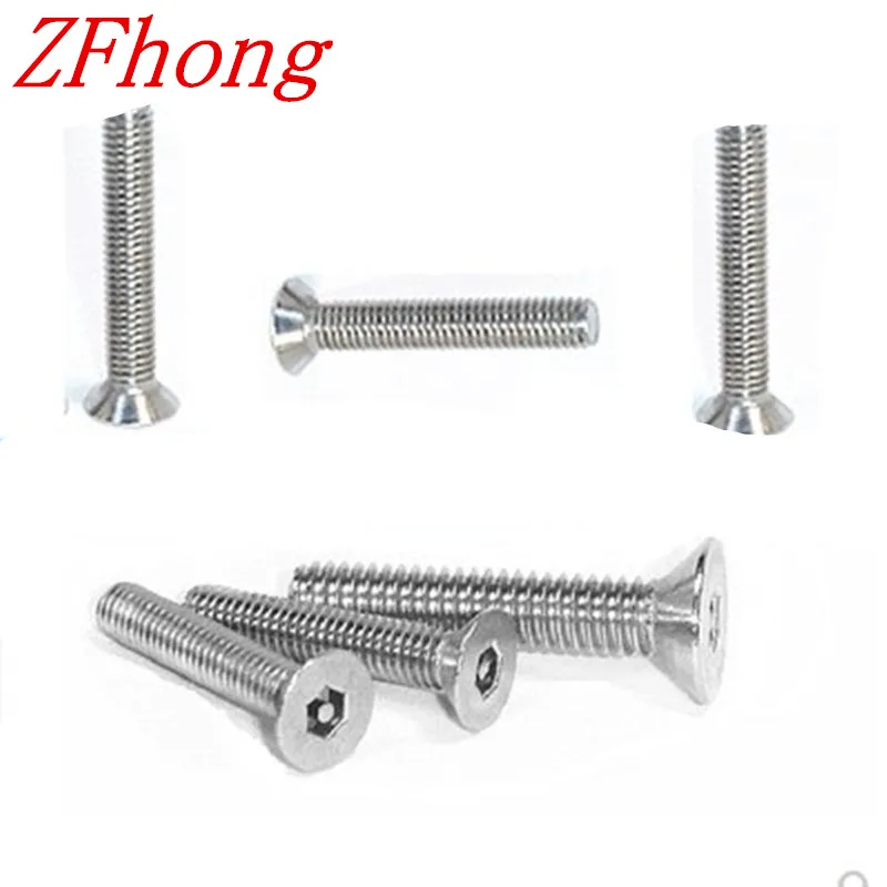 

100pcs M3 m4 M5 Hex Security Screw DIN7991 HEX SOCKET SCREW WITH PIN